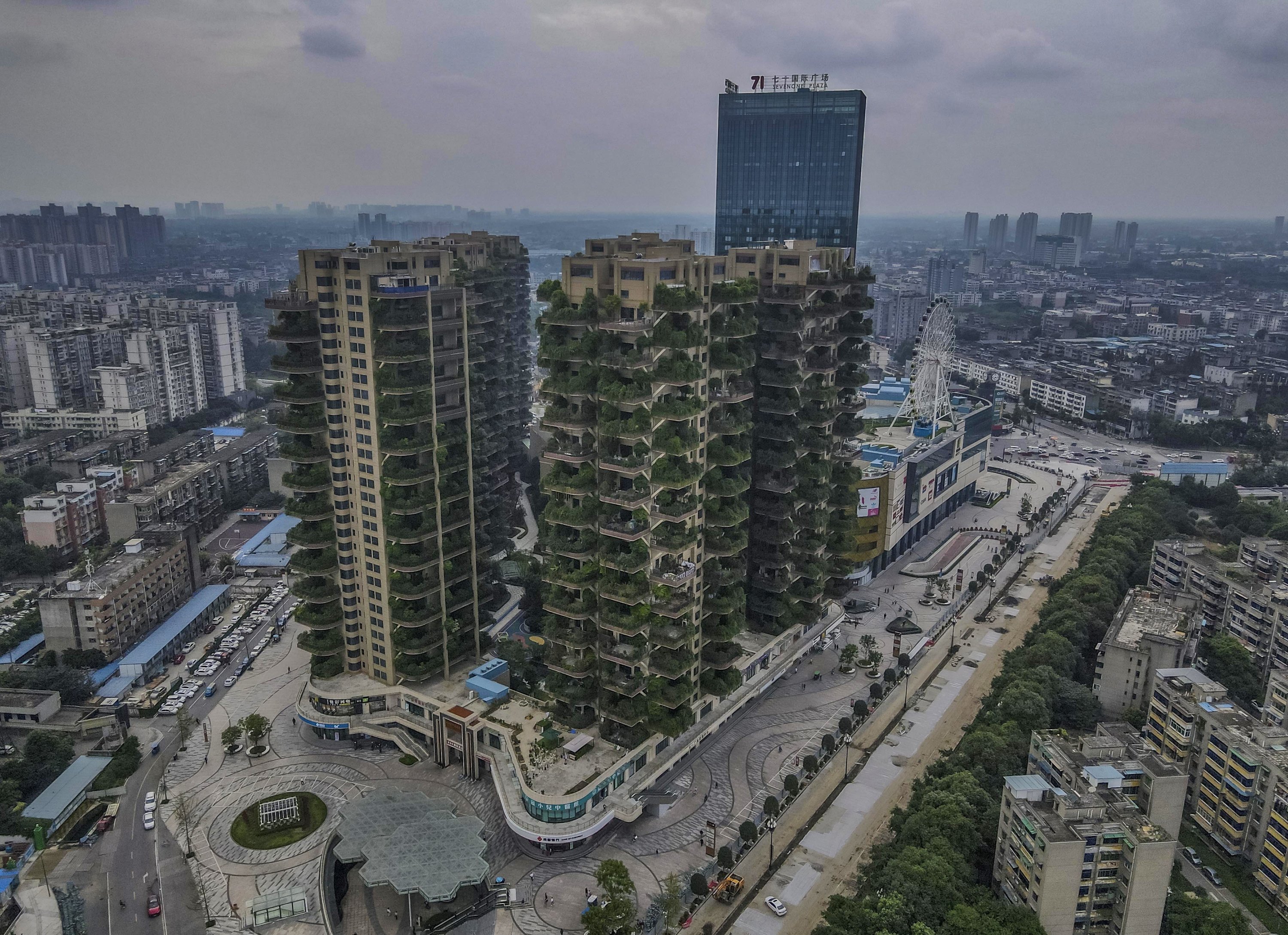 Chinese city welcomes another 'vertical forest' in concrete jungle