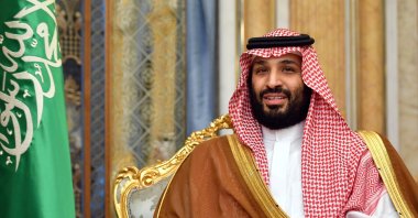 Saudi Arabia's Crown Prince Mohammed bin Salman attends a meeting with U.S. Secretary of State Mike Pompeo in Jeddah, Saudi Arabia, Sept. 18, 2019. (Reuters Photo)