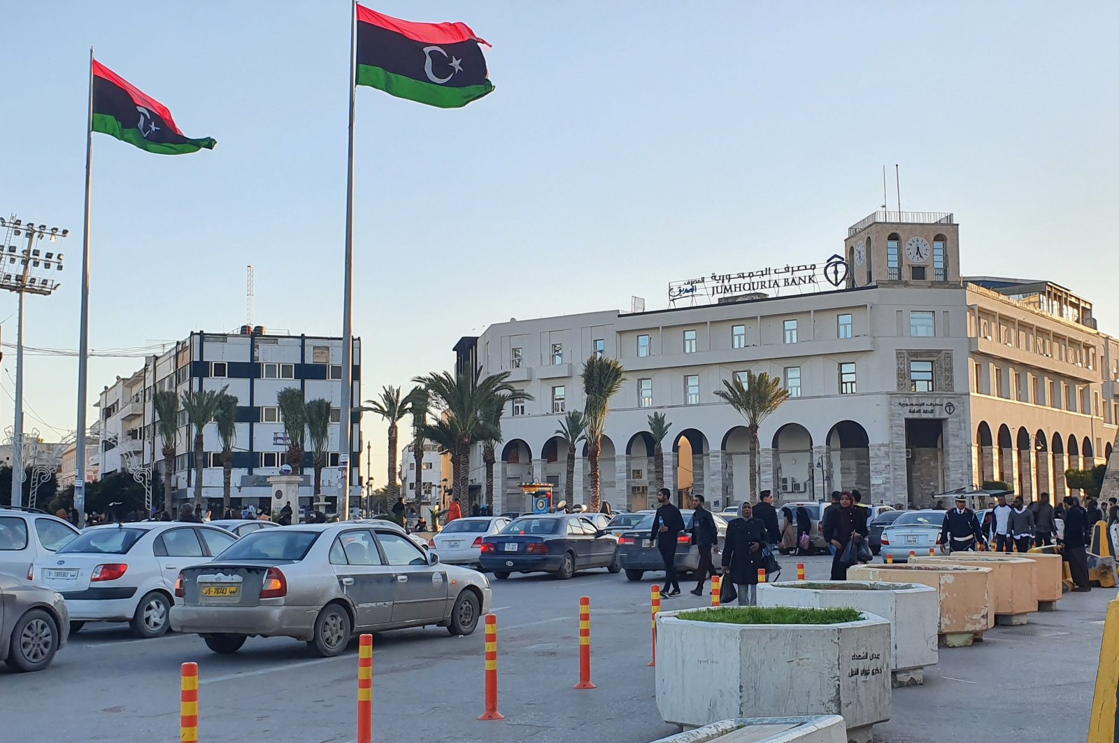 A view of Martyr's Square in the Libyan capital Tripoli, Jan. 20, 2020. (AFP Photo)