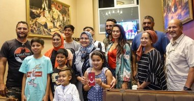 Abu Bakr Efendi's descendants during their visit to Istanbul, Turkey, June 26, 2018. (AA Photo)