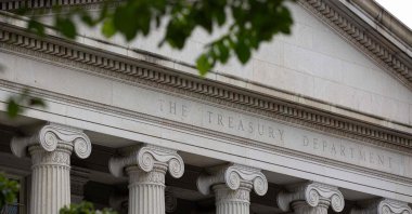 The U.S. Treasury Department building is seen in Washington, D.C., U.S., July 22, 2019. (AFP Photo)