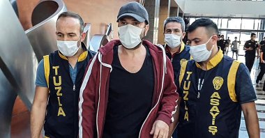 Halil Sezai Paracıkoğlu, a renowned Turkish singer and actor, got arrested for beating up his elder labor, Sept.17, 2020. (AA)
