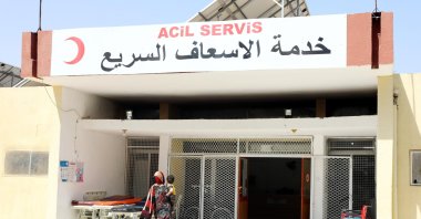 Reconstructed Tal Abyad hospital serves about 800 patients daily, Tal Abyad, Syria, Sept.18, 2020. (DHA)