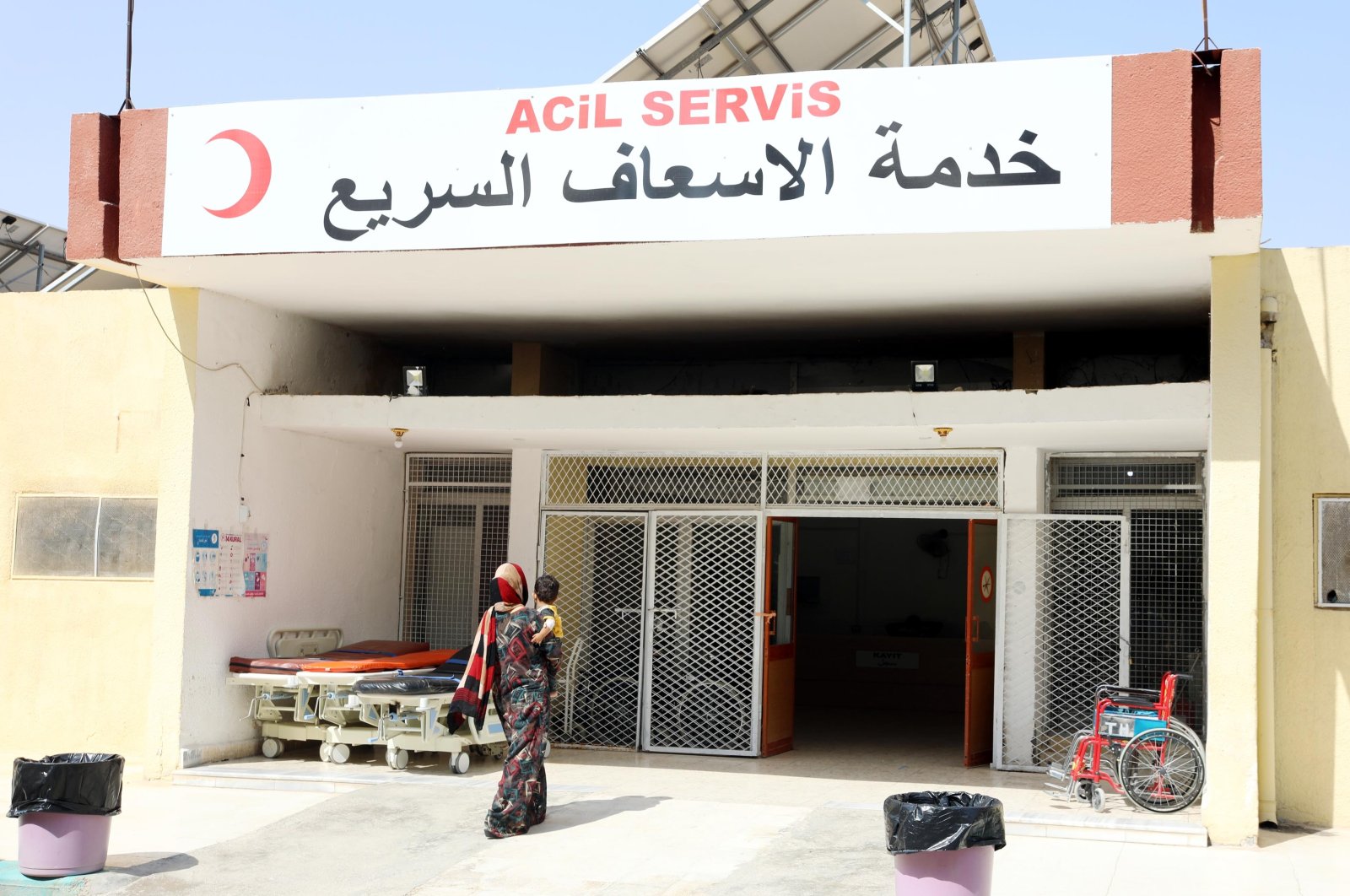 Reconstructed Tal Abyad hospital serves about 800 patients daily, Tal Abyad, Syria, Sept.18, 2020. (DHA)