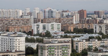 A general view of apartment blocks in Moscow, Russia, Aug. 24, 2020. (Reuters Photo)