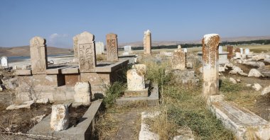 The Seljuk-Kara Koyunlu Cemetery, Van, eastern Turkey, Sept. 21, 2020. (AA PHOTO)