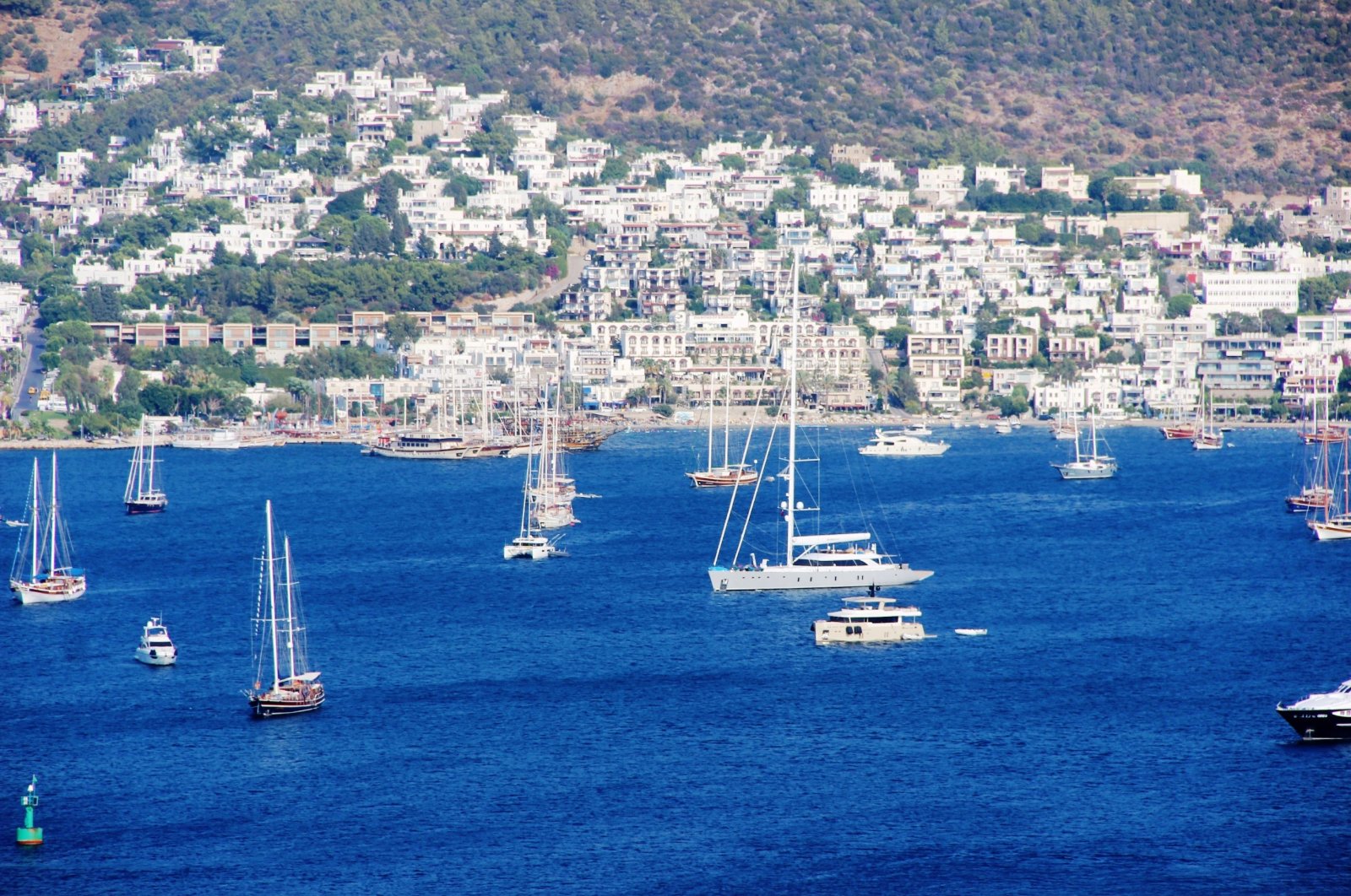 A view of Bodrum, in the province of Muğla, southwestern Turkey, Sept. 22, 2020. (IHA Photo) 