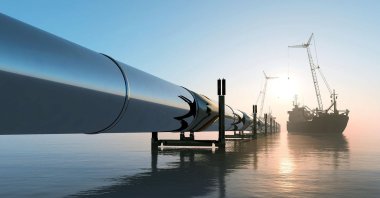 A section of the Trans-Anatolian Gas Pipeline (TANAP) in Azerbaijan is seen in this photo taken on June 25, 2018. (Sabah File Photo)