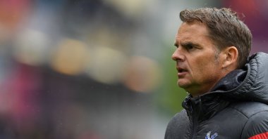 In this Sept. 10, 2017 file photo Crystal Palace's Dutch manager Frank de Boer looks on at full-time of the English Premier League match against Burnley at Turf Moor, Burnley, northwest England. (AFP Photo)