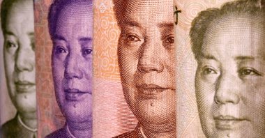  Chinese yuan banknotes are seen in this illustration taken Feb. 10, 2020. (Reuters Photo)