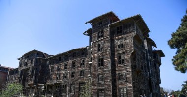 The Büyükada Greek Orphanagen in Büyükada, Istanbul, April 14, 2018. (AFP Photo)