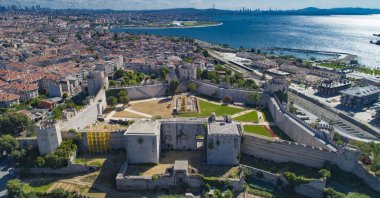 A general view of the fifth-century Yedikule Fortress in Istanbul, Turkey, Sept. 21, 2020. (IHA PHOTO)