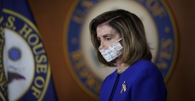 U.S. House Speaker Nancy Pelosi attends a news conference at the U.S. Capitol, Washington, D.C., Sept. 23, 2020. (AFP Photo)