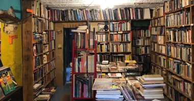 The interior of Fahrenheit 451 Recycling Store is inviting and colorful in the bustling Galata neighborhood in Istanbul. (Photo by Matt Hanson)
