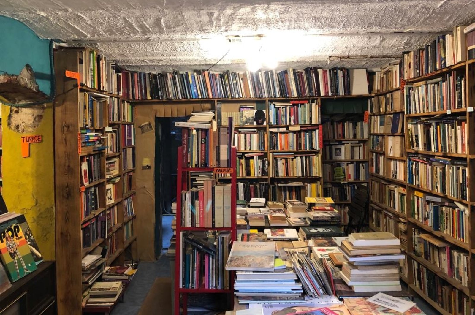 Turning a new leaf in Galata: Bibliophiles of Fahrenheit 451 Recycling  Store | Daily Sabah