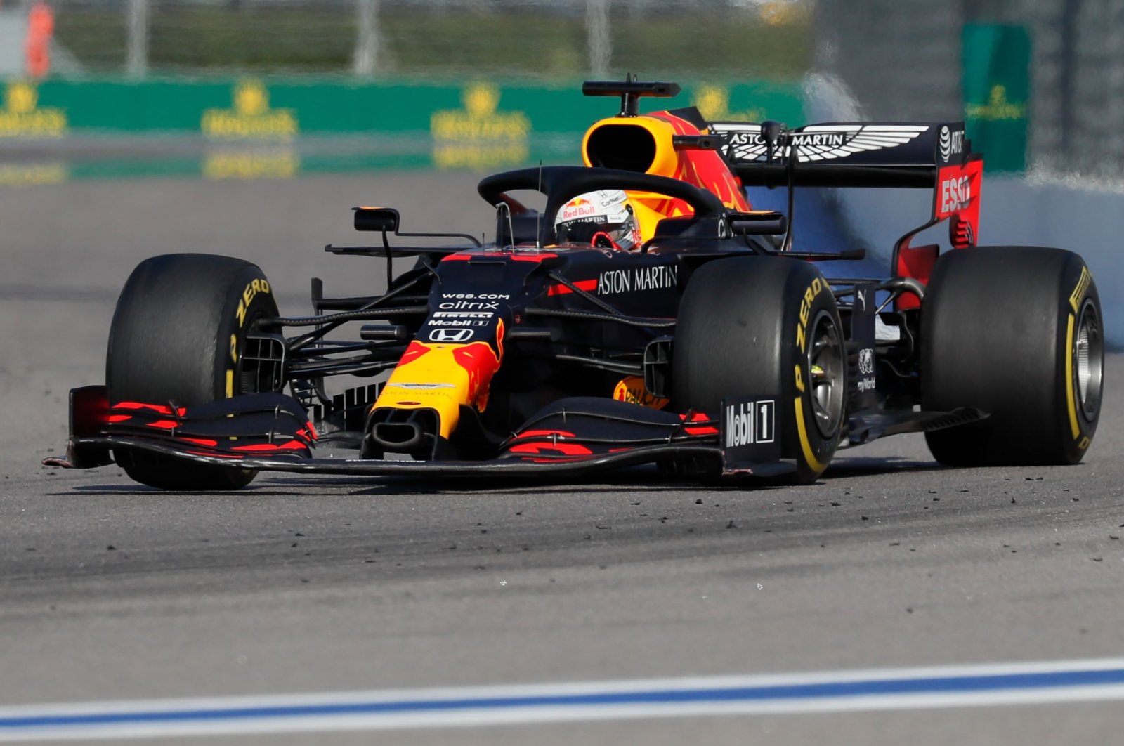 Red Bull driver Max Verstappen in action during the Russian GP, in Sochi, Russia, Sept. 27, 2020. (AFP Photo)