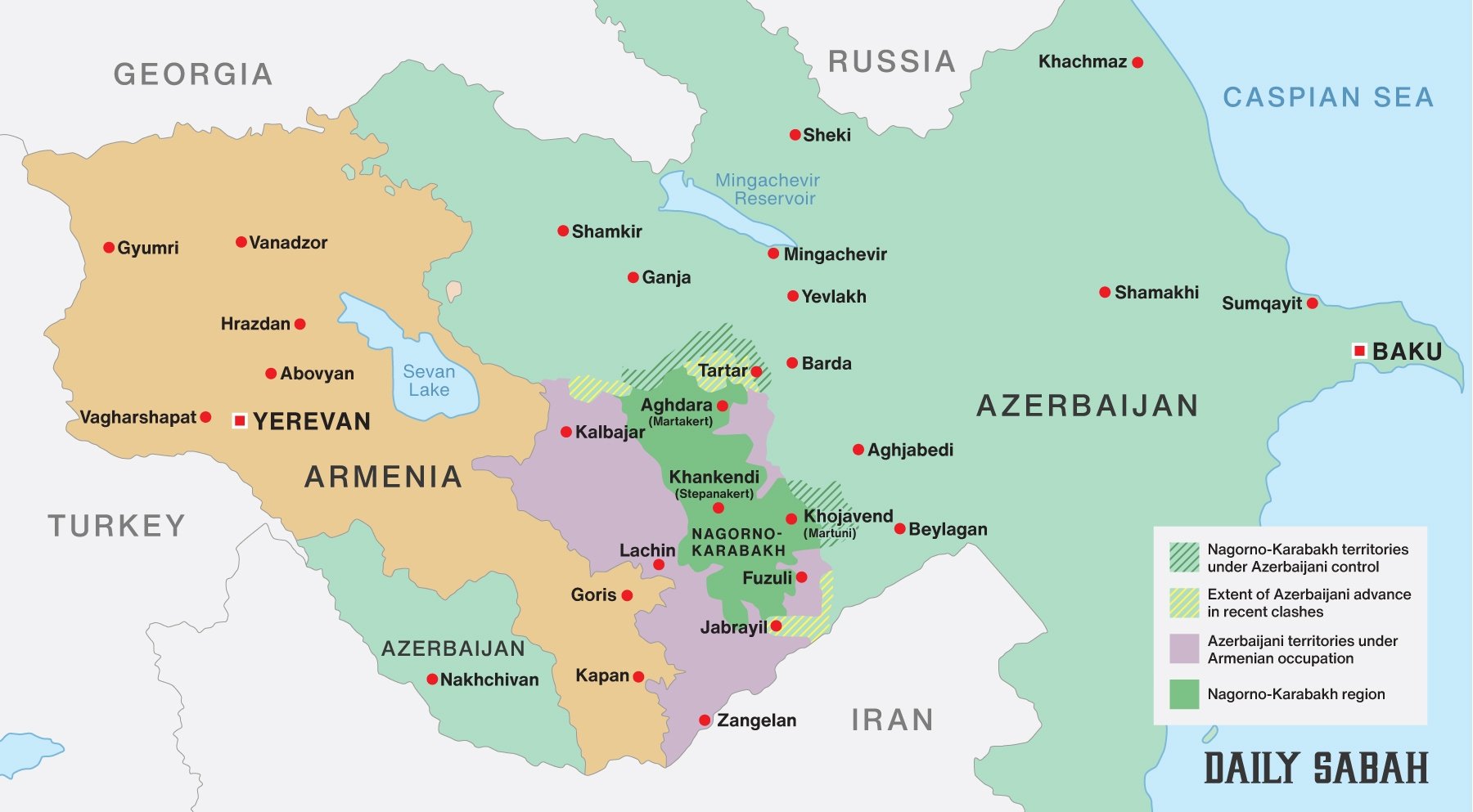Azerbaijan-map