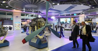 The stand of the Ivchenko-Progress company at the International Aviation and Space salon, Zhukovsky, Russia, Aug. 27, 2013. (Shutterstock Photo)