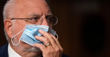 Centers for Disease Control and Prevention Director Dr. Robert Redfield testifies during a U.S. Senate Health, Education, Labor and Pensions Committee hearing to examine COVID-19, Washington, D.C., U.S., Sept. 23, 2020. (AFP Photo)