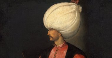 The portrait of Suleiman the Magnificent attributed to Italian painter Titian, oil on canvas, 99 by 85 centimeters, selected from Kunsthistorisches Museum, Vienna, Austria. (Courtesy of SSM)