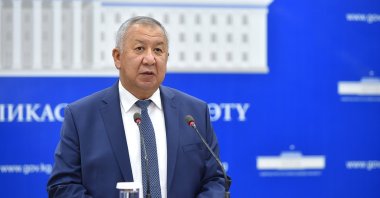 Kyrgyz Prime Minister Kubatbek Boronov resigns following protests. (AA Photo) 