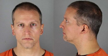 This file handout photo shows Derek Chauvin booking photos face and profile, May 31, 2020. (AFP)