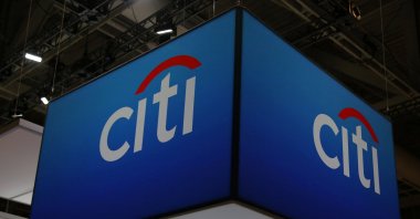 The Citigroup Inc. (Citi) logo is seen at the SIBOS banking and financial conference in Toronto, Ontario, Canada, Oct. 19, 2017. (Reuters Photo)