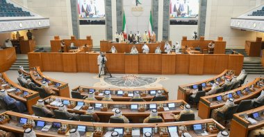 The National Assembly endorses Sheikh Meshal Al Ahmad Al Jaber Al Sabah as Kuwaiti crown prince, Kuwait City, Kuwait, Oct. 8, 2020. (AA Photo)