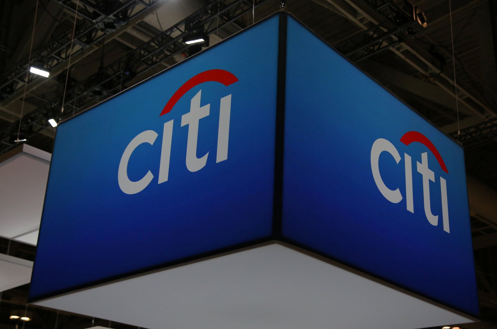 The Citigroup Inc. (Citi) logo is seen at the SIBOS banking and financial conference in Toronto, Ontario, Canada, Oct. 19, 2017. (Reuters Photo)