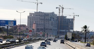 Libyans commute on a highway in the capital Tripoli, Libya, Feb. 3, 2020. (AFP Photo)