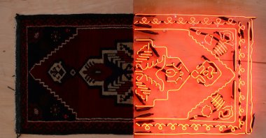 Ramazan Can's artwork "Feeling at Home," 2019 can be seen at Artweeks@Akaretler.  