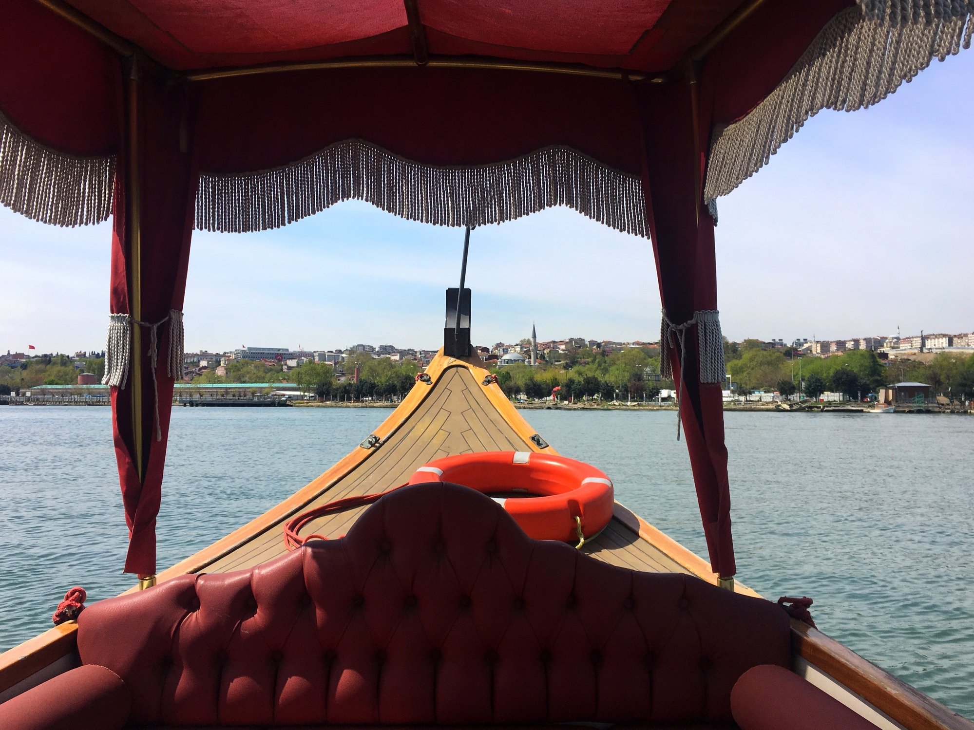 A historical Kancabaş boat in the Golden Horn, Sütlüce, Istanbul, Turkey, April 23, 2019. (iStock Photo)