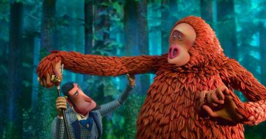 Sir Lionel Frost (L) and Mr. Link in a still shot from director Chris Butler’s "Missing Link."