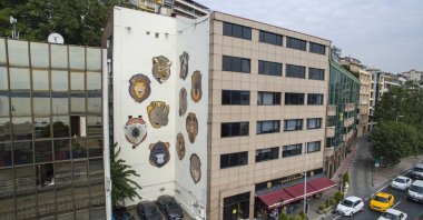 Installation view from Ali Cabbar's "I Shot the Last Rhino", Kabataş, Istanbul. 