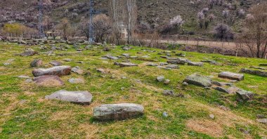 A general view of the old Armenian cemetery in the valley of Zir in Ankara. (Photo by Argun Konuk)