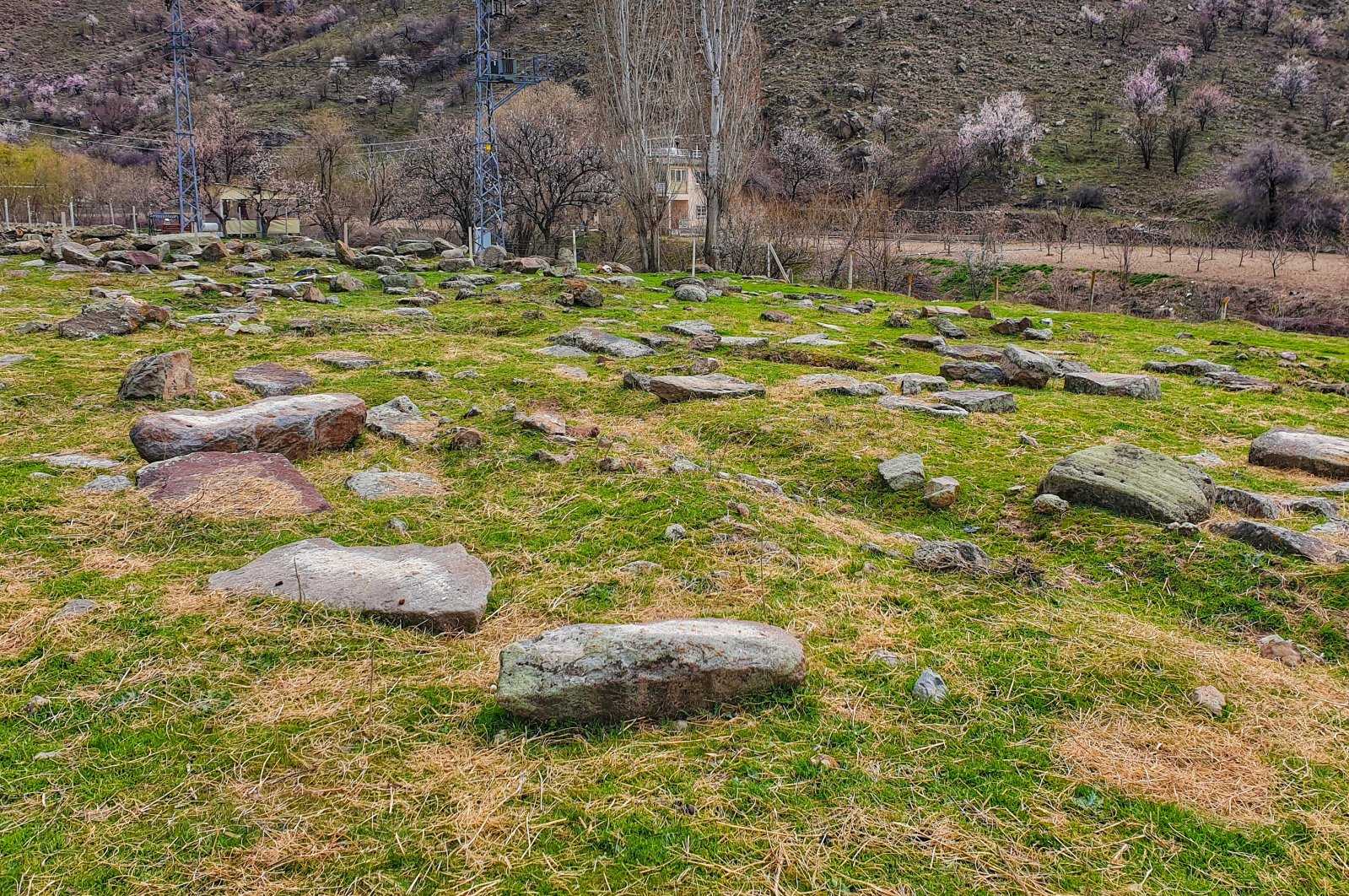 A general view of the old Armenian cemetery in the valley of Zir in Ankara. (Photo by Argun Konuk)