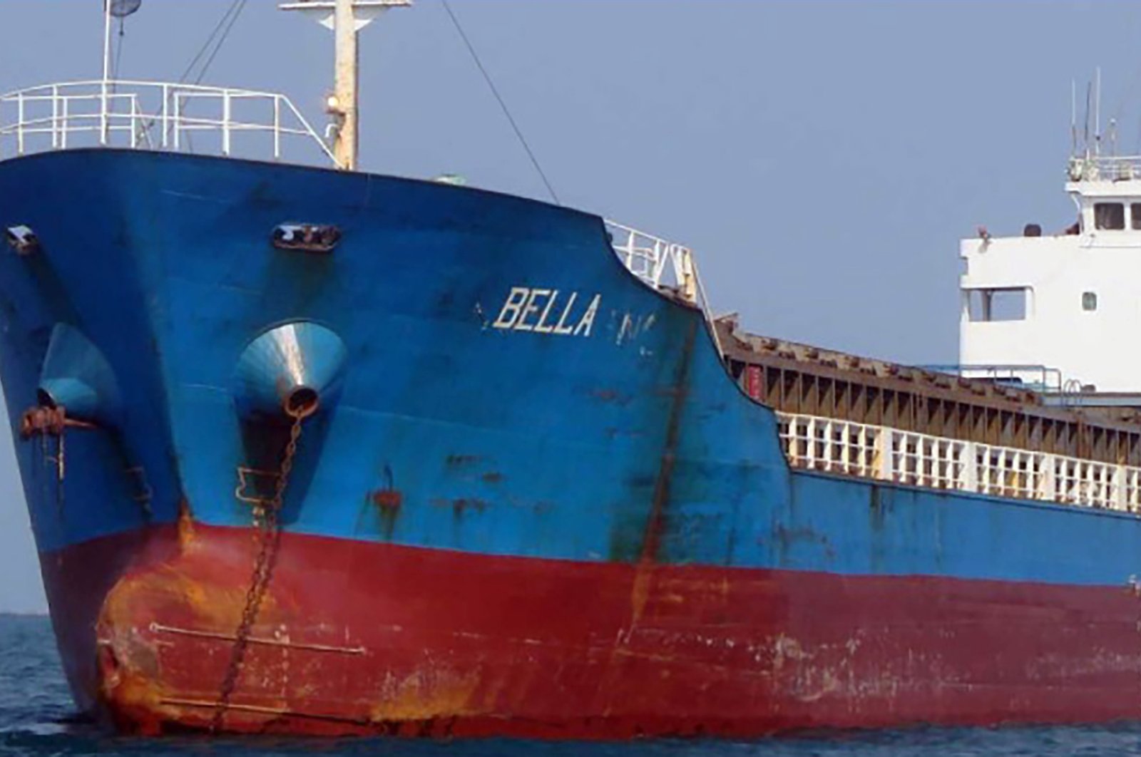 In this undated file photo obtained on August 14, 2020, released by the US Department of Justice, shows the Bella oil tanker. (US Department of Justice Photo via AFP)