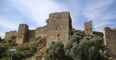 The Beçin Castle, Muğla, southwestern Turkey, May 16, 2019. (AA PHOTO)