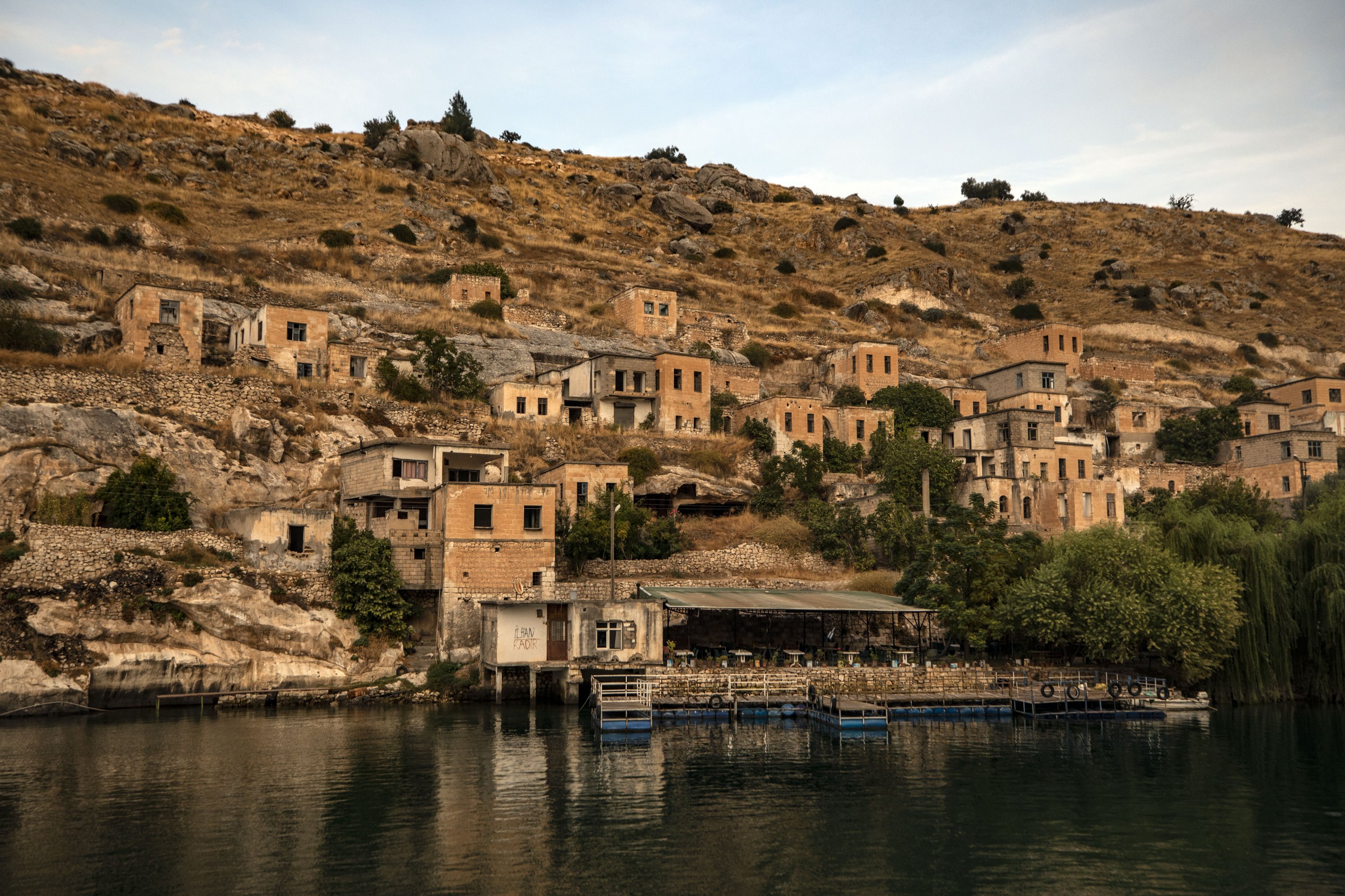 The historic town of Halfeti lies on the eastern bank of the Euphrates River and is aptly called the “sunken city” in Turkish because it is partially submerged underwater. (AA Photo)
