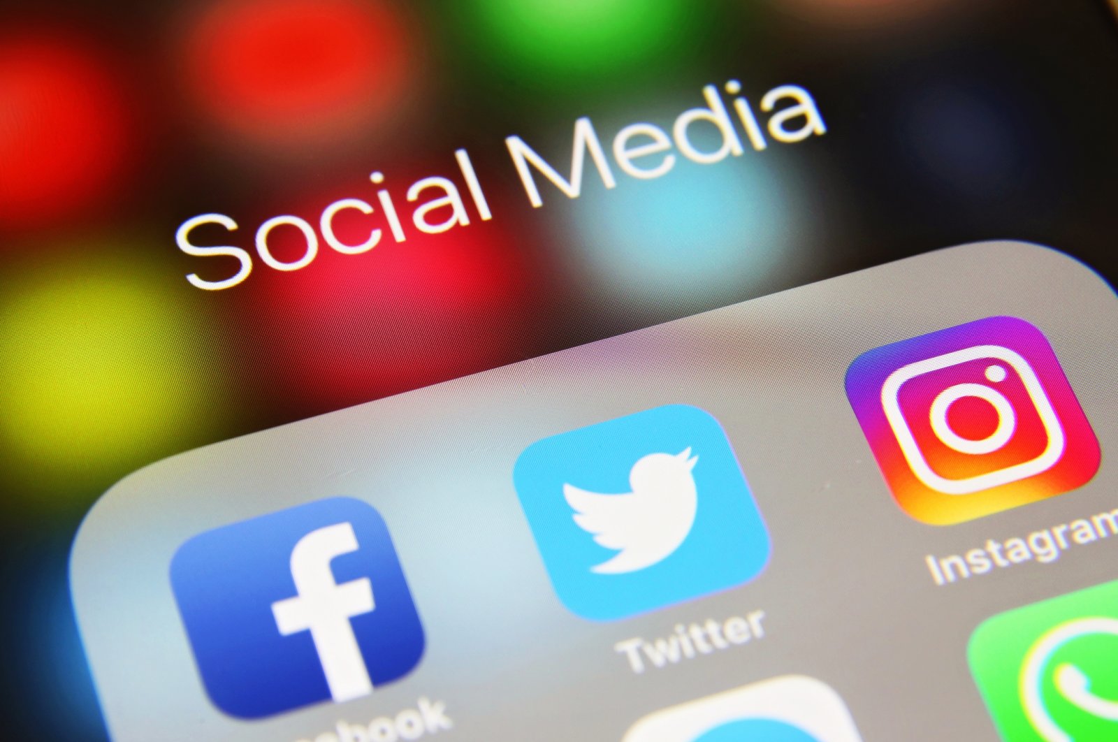 Icons of social media applications such as Facebook, Twitter and Instagram are seen on a screen of a mobile phone, London, U.K., June 2, 2019. (iStock Photo)