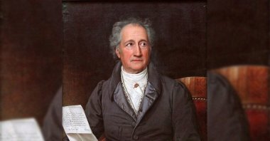 A portrait of Johann Wolfgang von Goethe by German painter Joseph Karl Stieler in 1828.