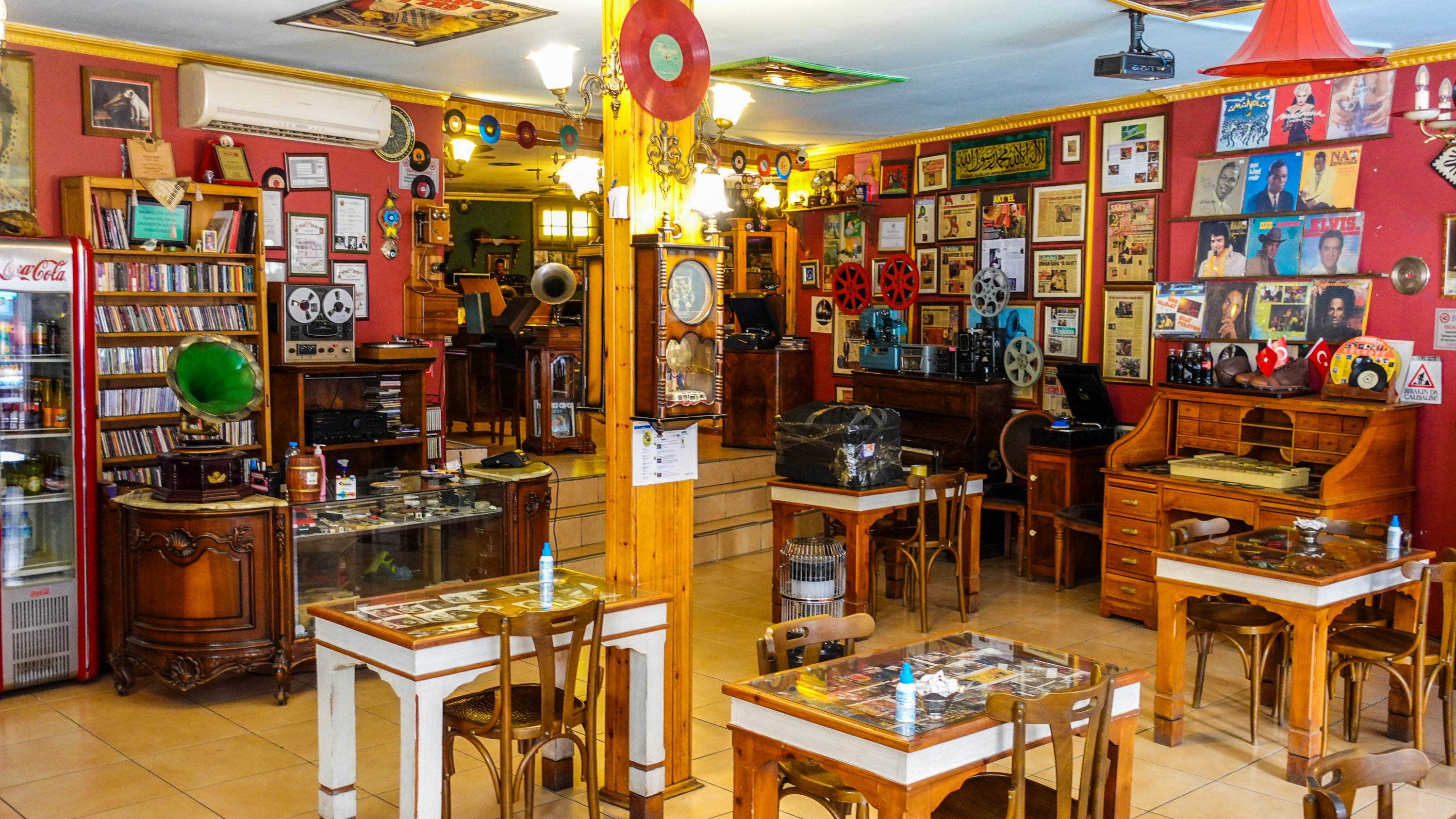 Gramofon Cafe is one of the most authentic cafes in Ankara. (Photo by Argun Konuk)