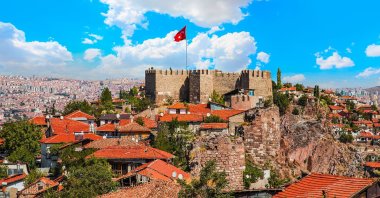 Ankara's imposing citadel can be spotted from any point in the city with a clear view. (Shutterstock Photo)