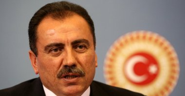 Yazıcıoğlu speaks at a press conference in Parliament, the capital Ankara, Nov. 26, 2008. (AA Photo)