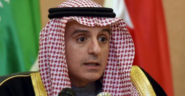 Saudi Arabia's Foreign Minister Adel al-Jubeir speaks during a press meeting with foreign ministers of the GCC in the Saudi capital Riyadh, Dec. 10, 2015. (AFP Photo)