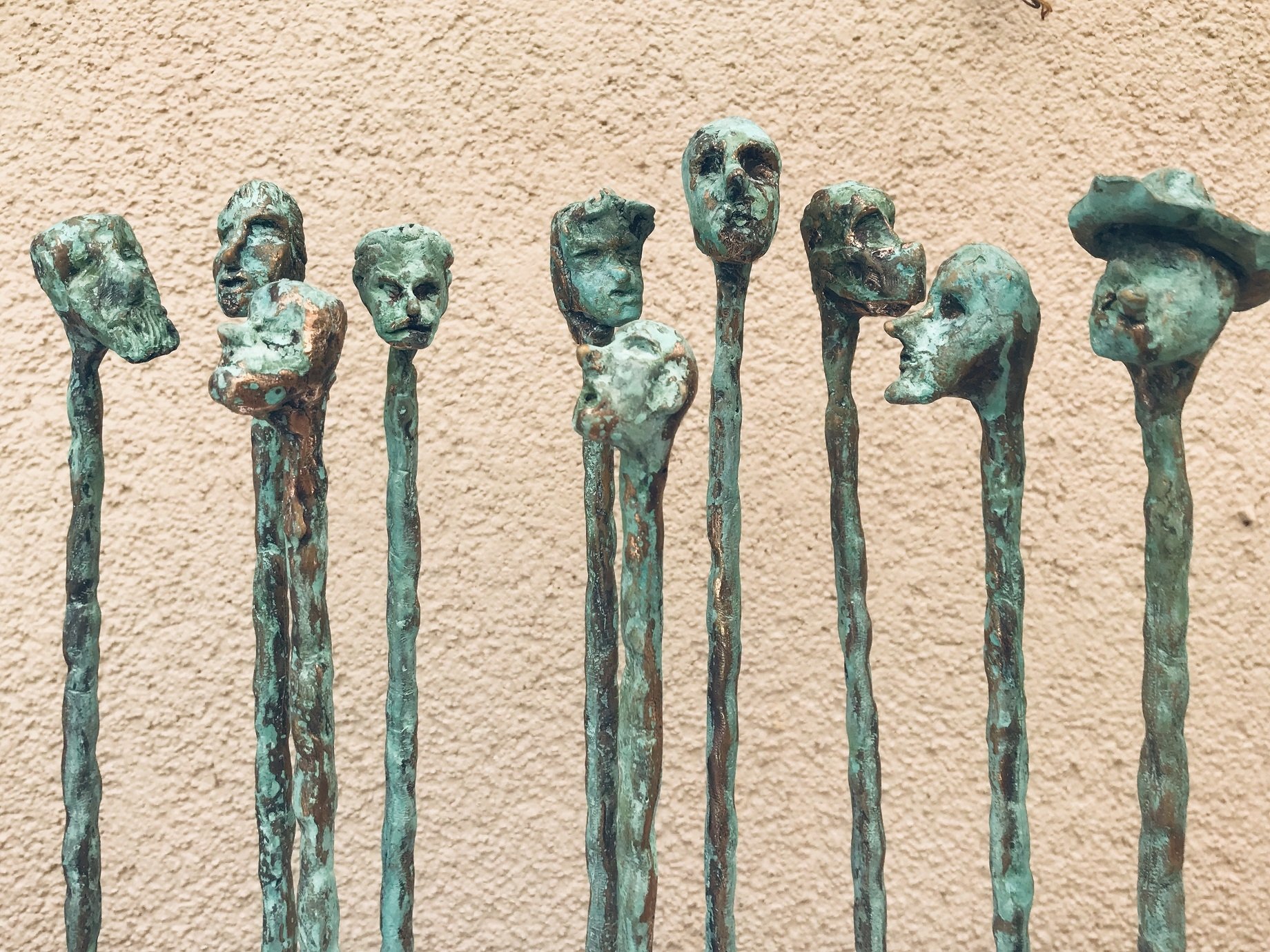 Özge Günaydın, 'Sameness,' bronze founding, 10 pieces, 32 by 10 centimeters, 2020. (Courtesy of Art for Goodness Association)