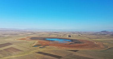 Despite drying up last year, Kuyucuk Lake in Kars' Arpaçay district has been revived and now hosts 110 bird species as of November 2020, in eastern Turkey. (AA Photo)