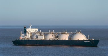 An LNG tanker is seen in waters near a port city of Nakhodka in Russia’s far east, May 28, 2020. (Shutterstock Photo)