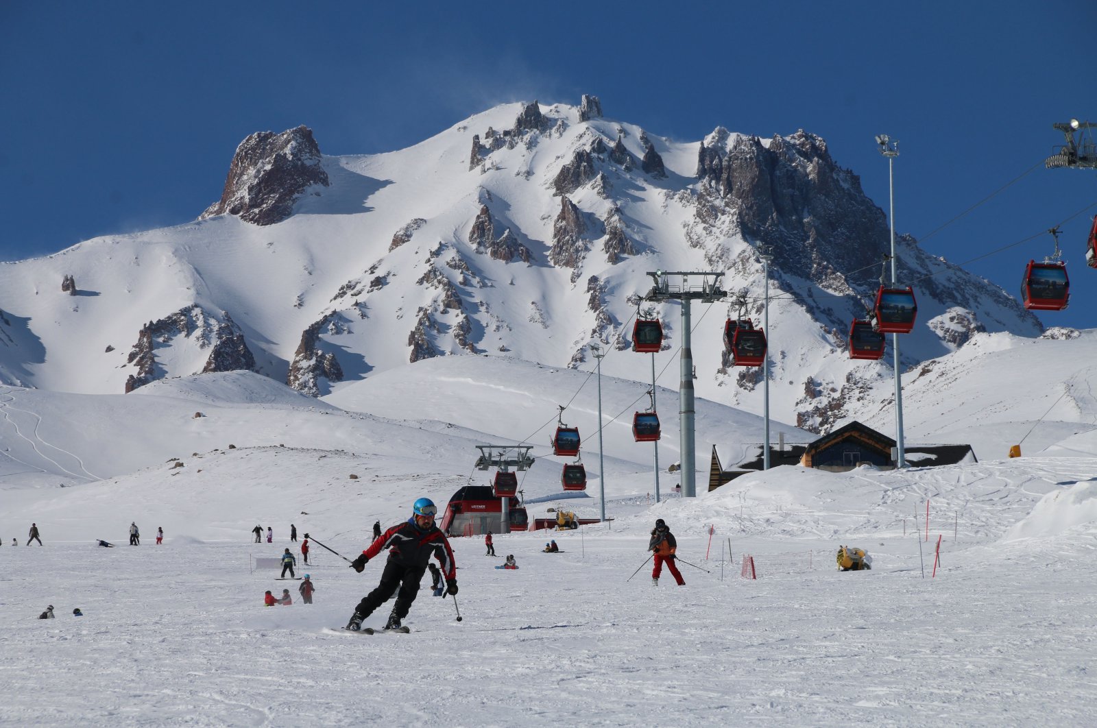 A view from the ski center at Erciyes Mountain, Kayseri, central Turkey, Feb. 12, 2018. (Sabah File Photo)