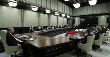 Turkey’s National Security Council meets under the chair of President Recep Tayyip Erdoğan in the capital Ankara, Nov. 25, 2020. (AA Photo)